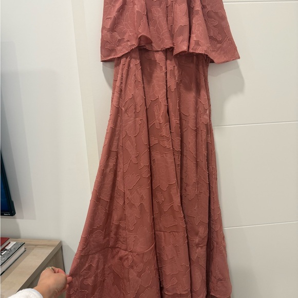 Lulu's Pink dress, strapless, wedding guest - Picture 2 of 5